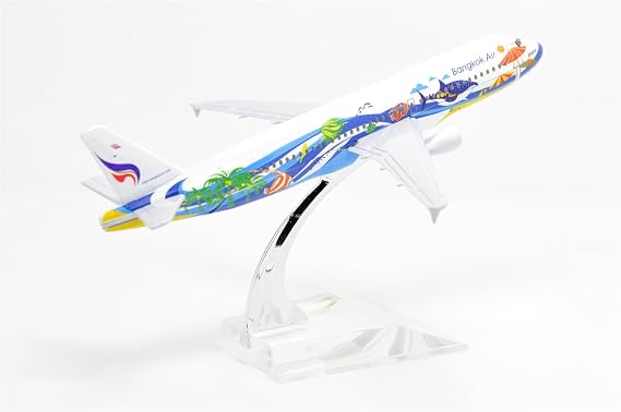 TANG DYNASTY(TM) 1:400 16cm Air Bus A320 Bangkok Air Metal Airplane Model Plane Toy Plane Model