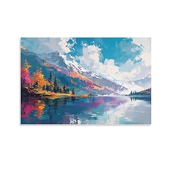 森　オシャレ　絵画　油絵　トレンド　2022 自然　山　13 森 オシャレ 絵画 油絵 トレンド 2022 自然 山 13 Amazon.co.jp