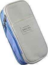Earning Power Expandable School Pencil Case, Large Capacity Pencil Case, Pencil Pouch, Marker Pen Case,School Stationery Organizer Makeup Bag for Girls Boys Students Office （Blue）