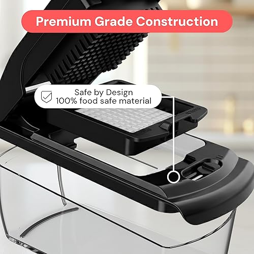 Miniatura 110 de Fullstar The Original Pro Chopper - Picador de verduras y espiralizador, picador de alimentos con recipiente, rebanador de frutas, utensilios