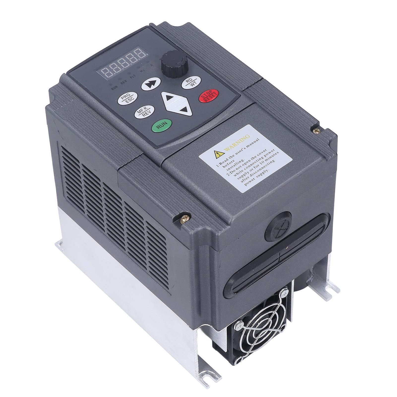 Cocoarm Przetwornica Częstotliwości ABS Aluminium Kontroler VFD 4KW DC 400 do 700 V Wejście 380 V 3 Fazy Wyjściowe 0 do 650 Hz Systemów Solarnych Pomp Wodnych i Nawadniania Gospodarstw