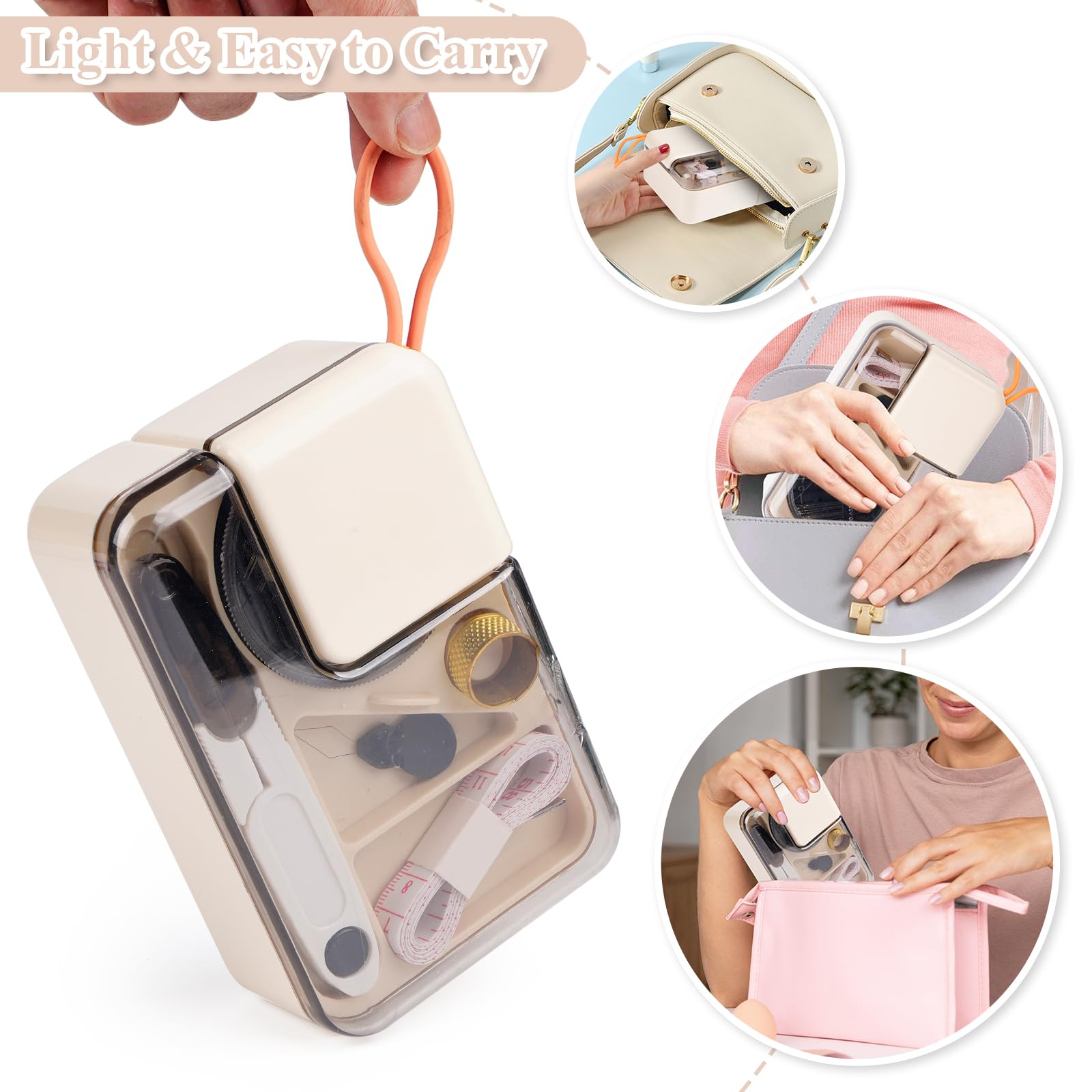 Kits de costura para adultos (blanco crema)