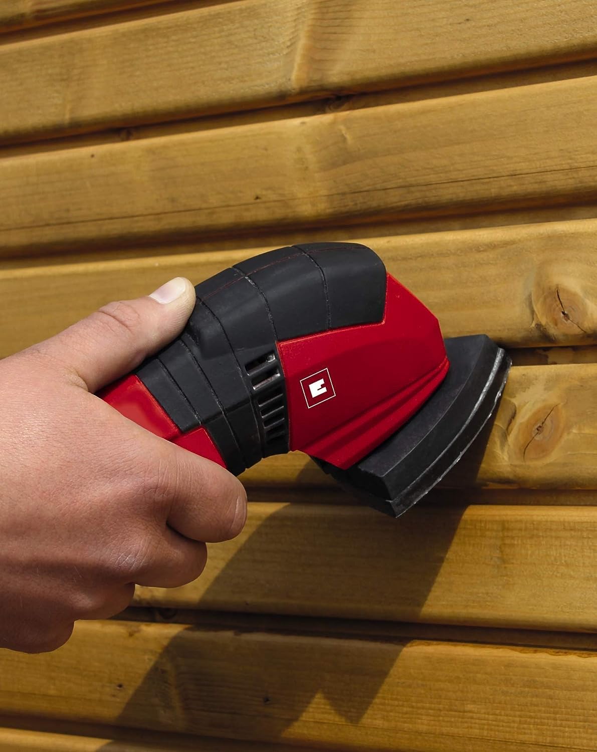 Einhell Deltaschleifer TC-DS 19 (190W, 20000 1/min Schwingzahl, ergonomischer Softgriff, Extreme Fix, Staubabsaugadapter, inkl. 3 Stück Schleifpapier)