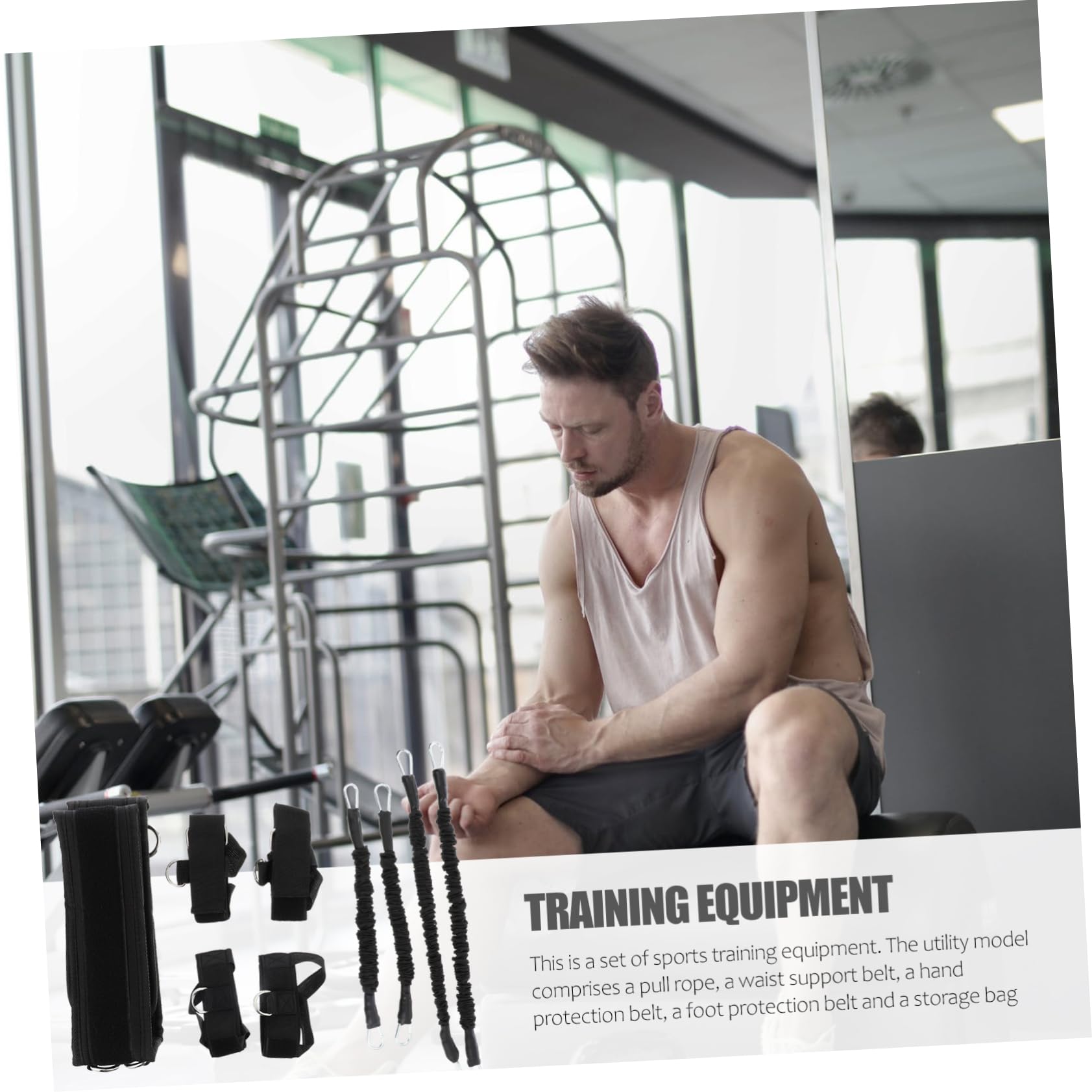 Toyvian Banda de Resistencia para Fitness de Bandas Elásticas de Ejercicio de Entrenamiento para Musculacion Uso Casa o Gimnasio de Fitness