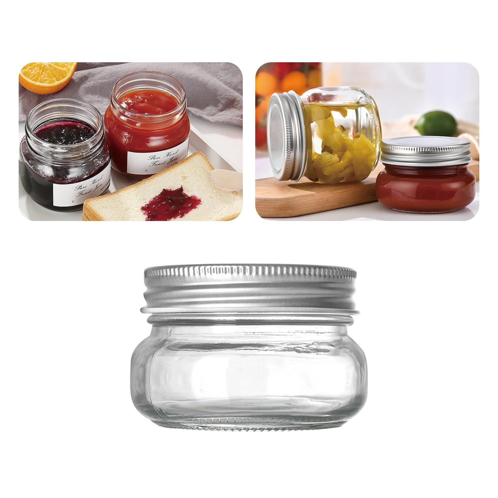 12 Einmachgläser 900 Ml Mit Breiter Öffnung & Luftdichtem Deckel – Ideal Zum Einmachen, Fermentieren & Meal Prepping