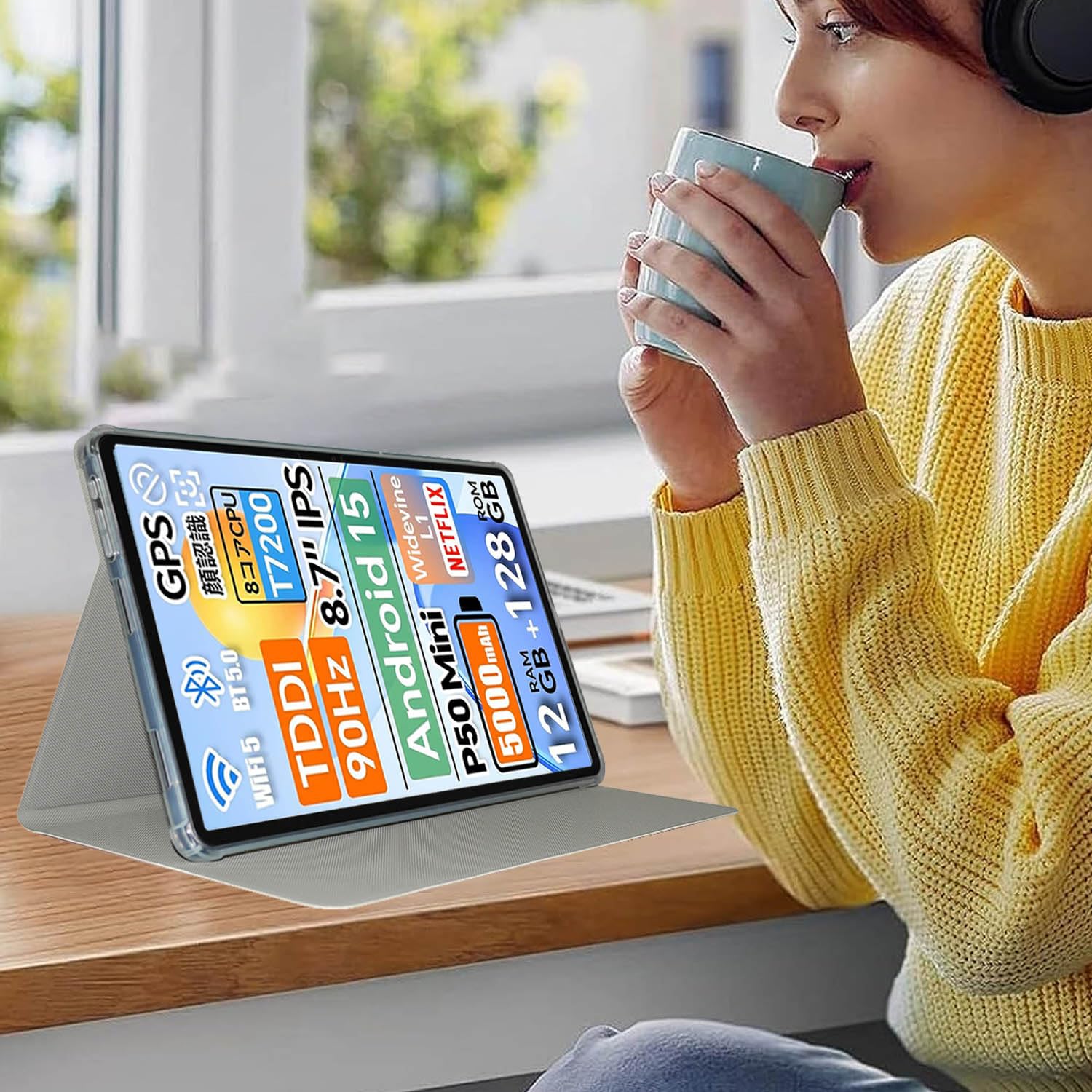 pa　Teclast P50 Mini 8.7インチ タブレット　ケース付 Amazon.co.jp: TECLAST P50 MINI タブレットケース、撥水タブレット