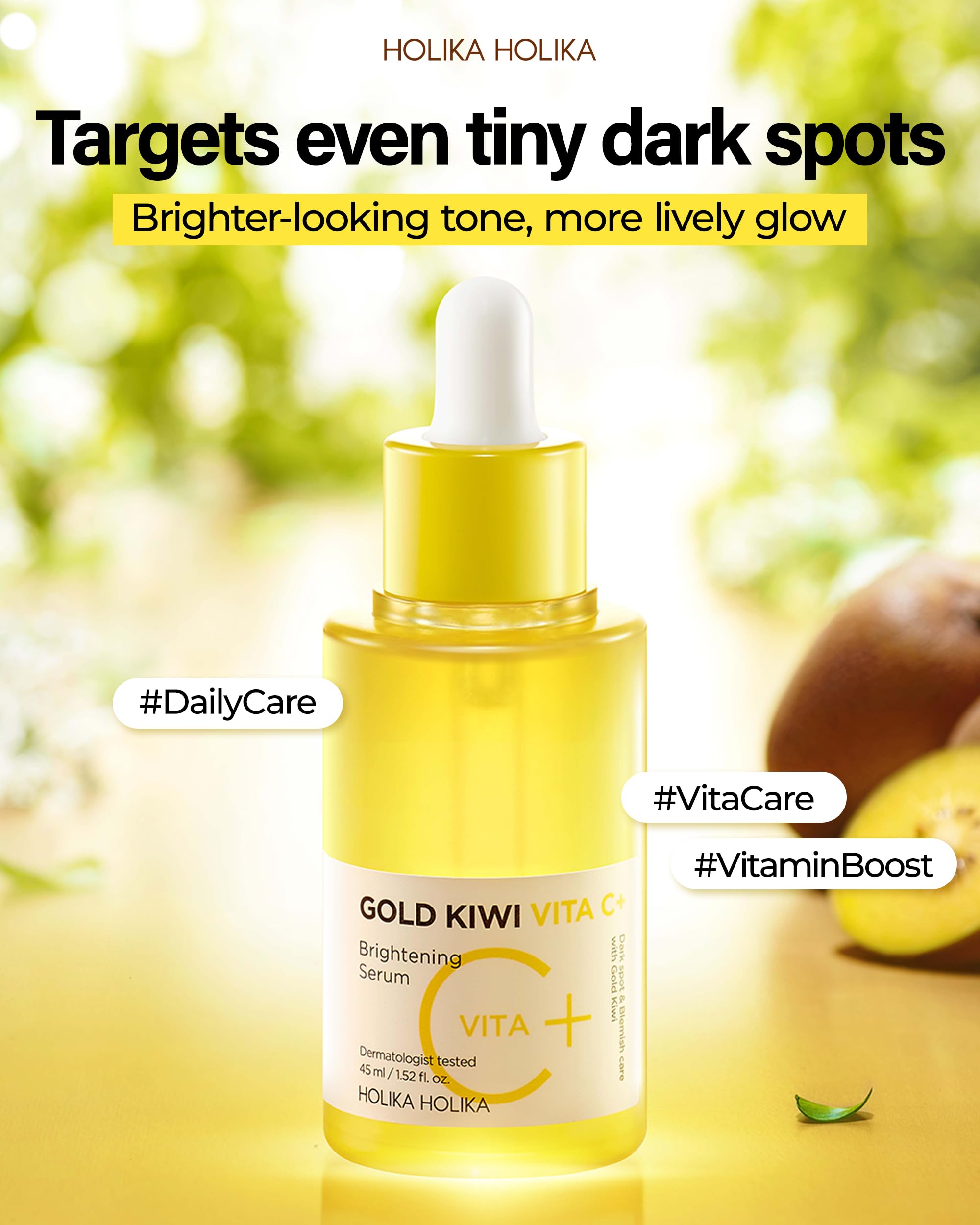 Amazon.com: HOLIKA HOLIKA Gold Kiwi Vita C Plus Skincare Set
