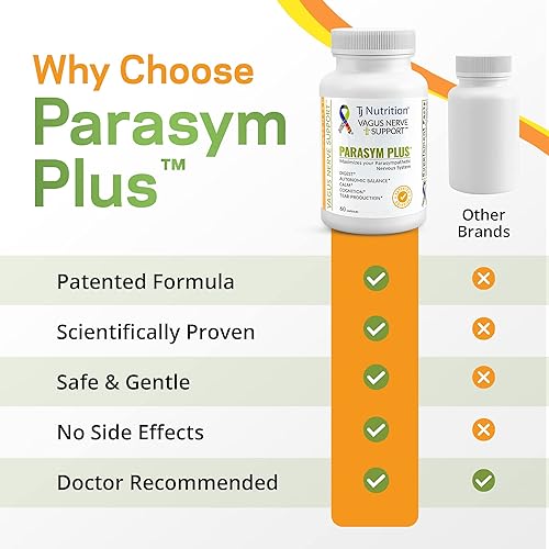Miniatura 6 de Parasym Plus™ - Soporte patentado para el nervio vago | Digest | Equilibrio autónomo | Calma | Producción de lágrimas |