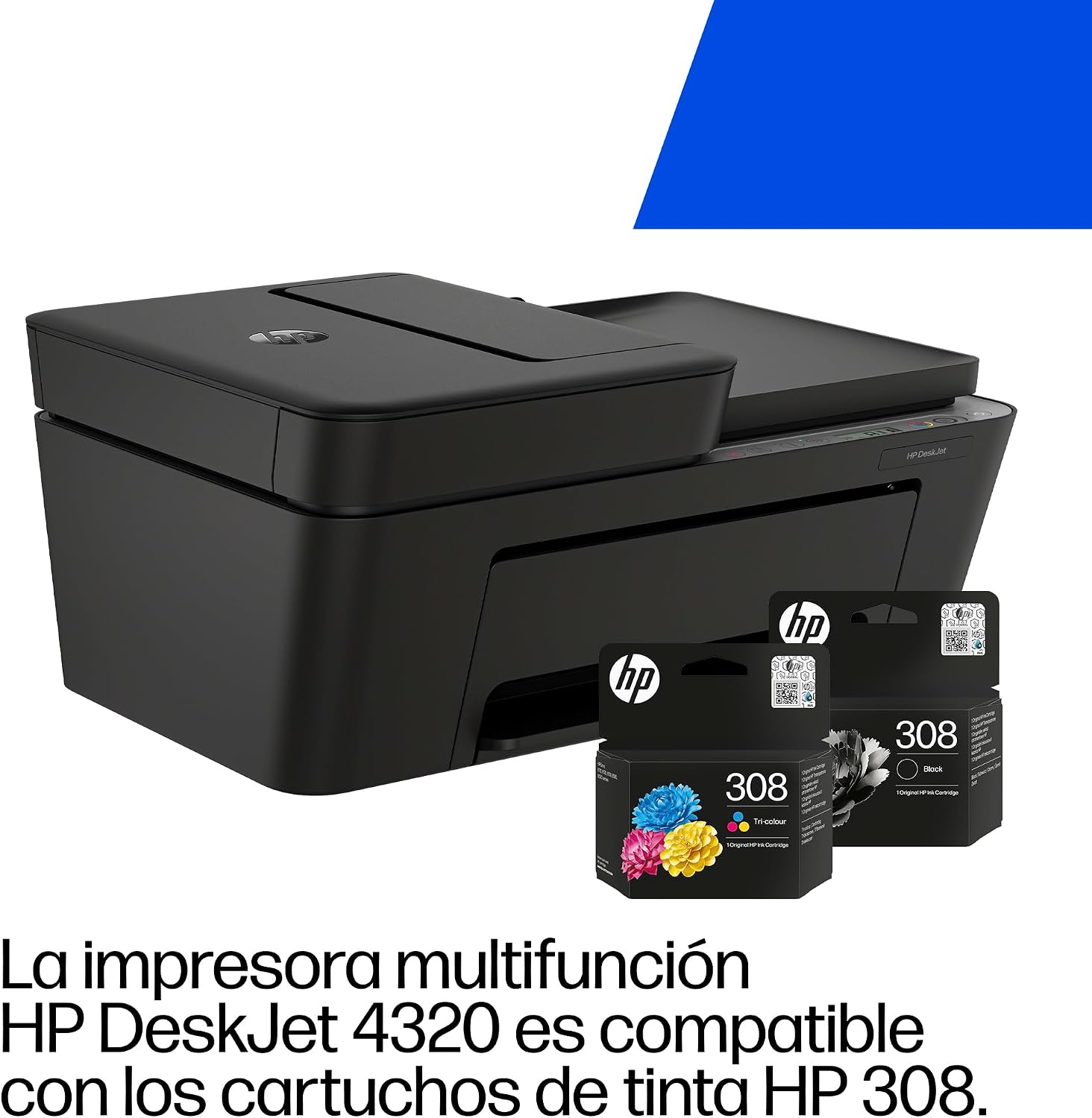 HP DeskJet 4320, Impresora Multifunción de inyección de tinta a color, inalámbrica, alimen - Mise en situation et utilisation