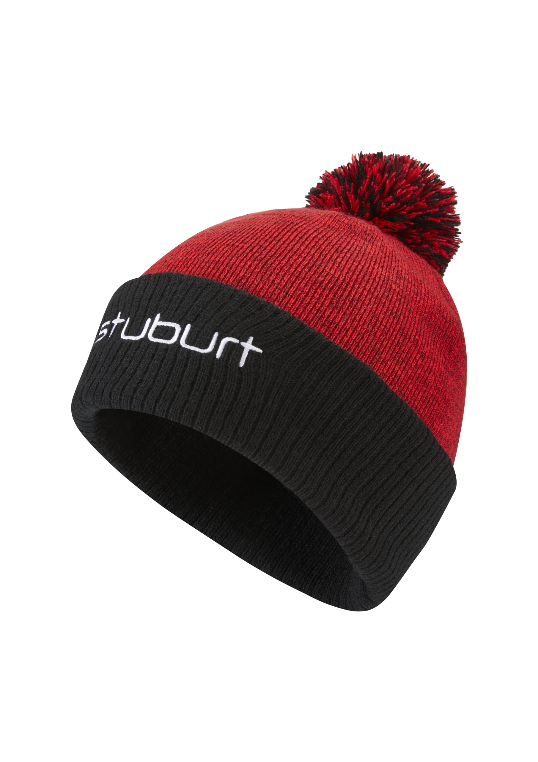 Stuburt Men's Haze Thermal Warm Beanie Hat, Red Marl, One Size UK
