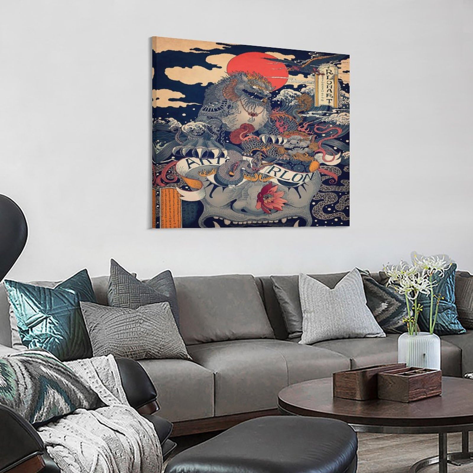Amazon｜アートパネル 浮世絵 和風 和柄 装飾画 アートフレーム
