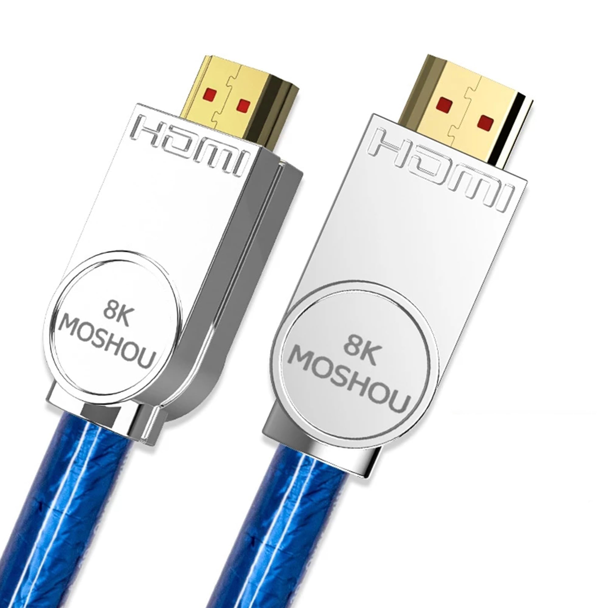 Amazon | MOSHOU 8K HDMI ケーブル HDMI2.1 単結晶銅銀メッキを採用 6
