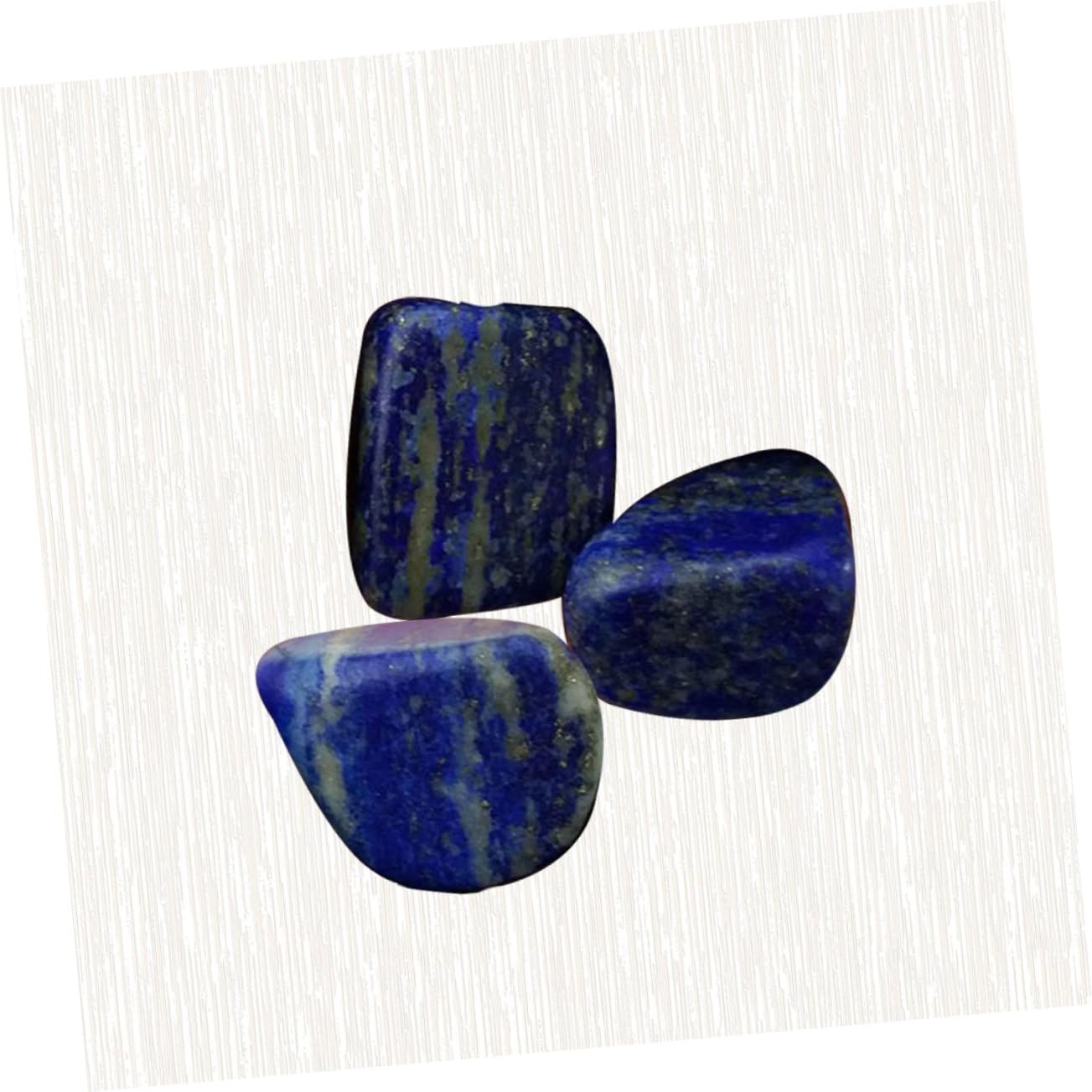 HOODANCOS 2-3pcs Lapis Chips Smooth Craft Natural Decor Stones 3-5cm Fish Tank Home Ornament