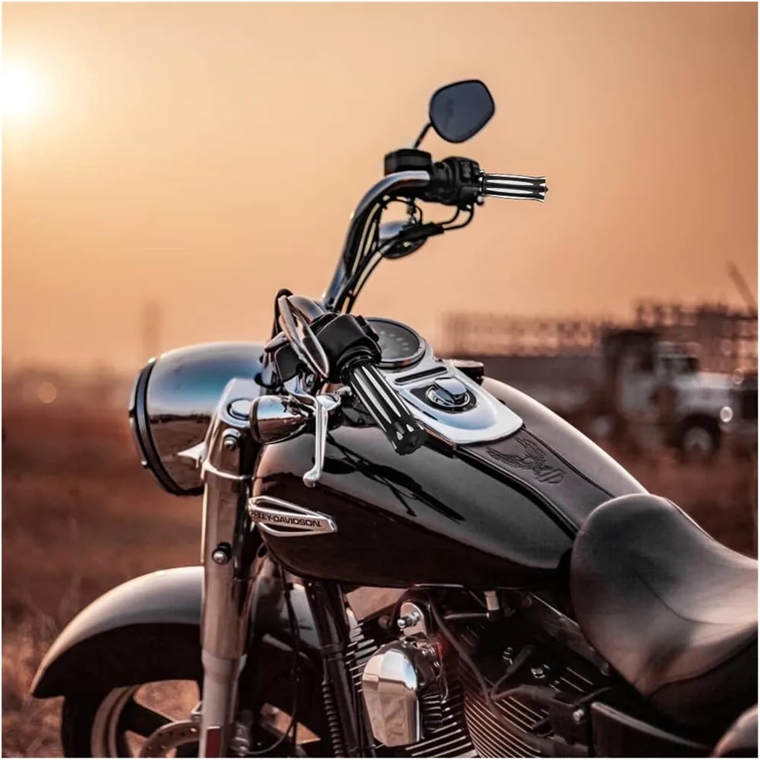 1" 25mm Motorcycle Universal Billet Handlebar Hand Grips Fit for Harley XL883 Fit for Suzuki Fit for Ducati Aprilla