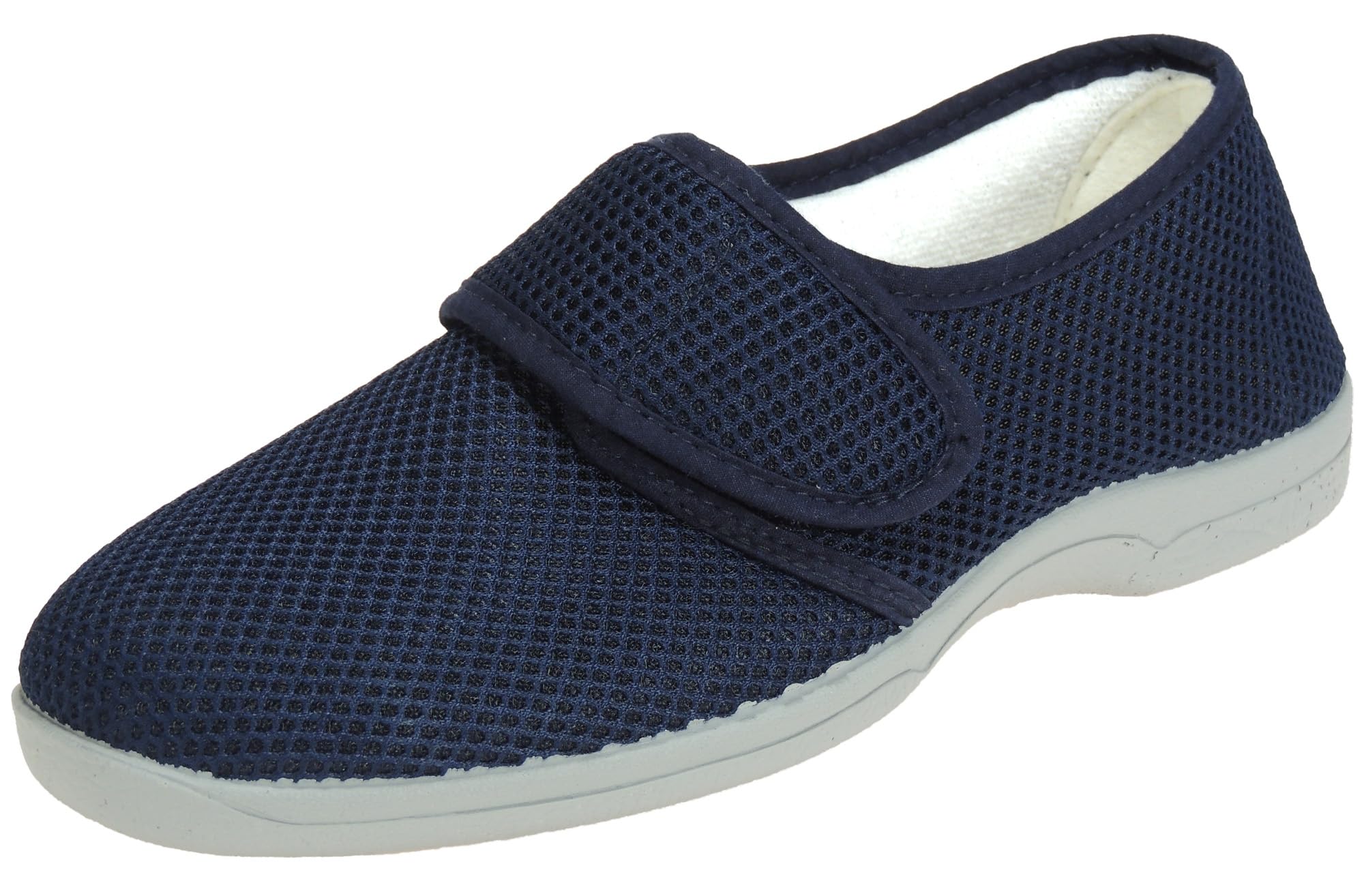 RUIZ Y GALLEGO. Zapato rejilla de nylon para hombre. Cierre con velcro. Ancho de hojaldre Forro de toalla. Primavera de verano.