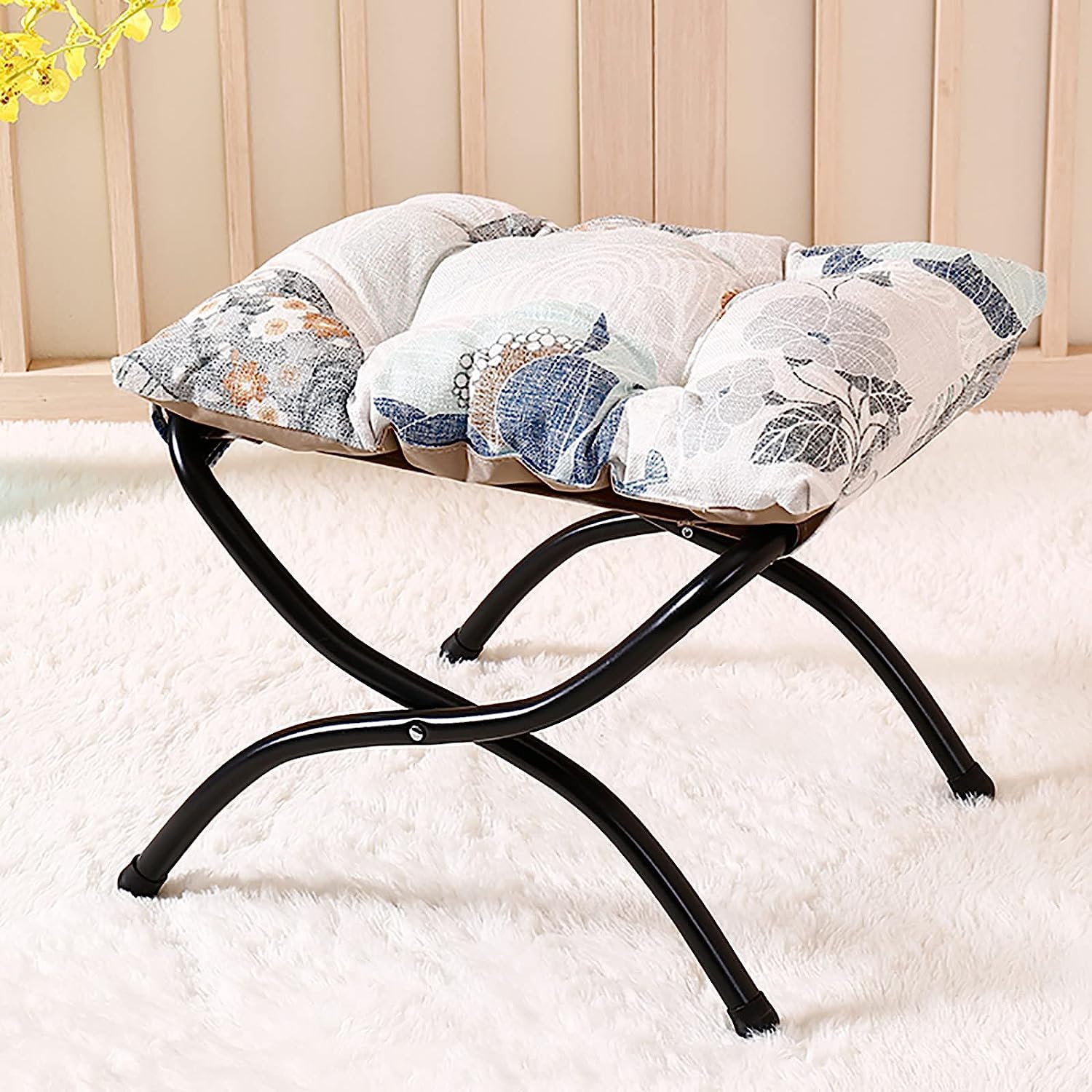 Repose-pieds pliable et rembourré en coton pour un soulagement optimal au salon