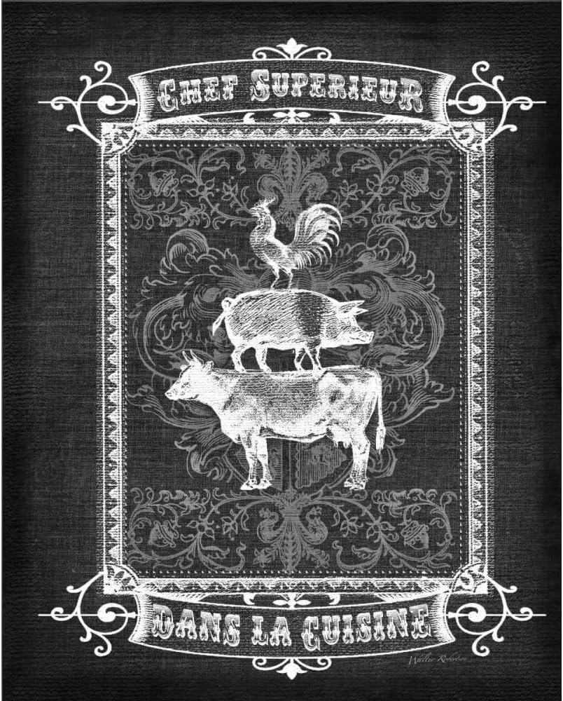 ArtDirect La Cuisine Unframed Art Print Giclee Poster by Robertson, Walter - Ready for Framing with Customization Sizes 8x10, 11x14, 16x20, 24x30, 36x45, and 48x60 Inches