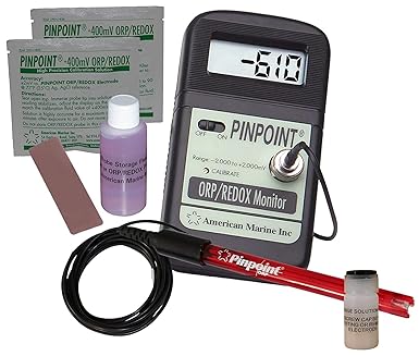 Genex American Marine Pinpoint ORP Meter Kit for Alkaline Kangen Water/Hydrogen-Rich Ionized/Kangen Water tester Non-Contact Voltage Tester Null Wire Tester