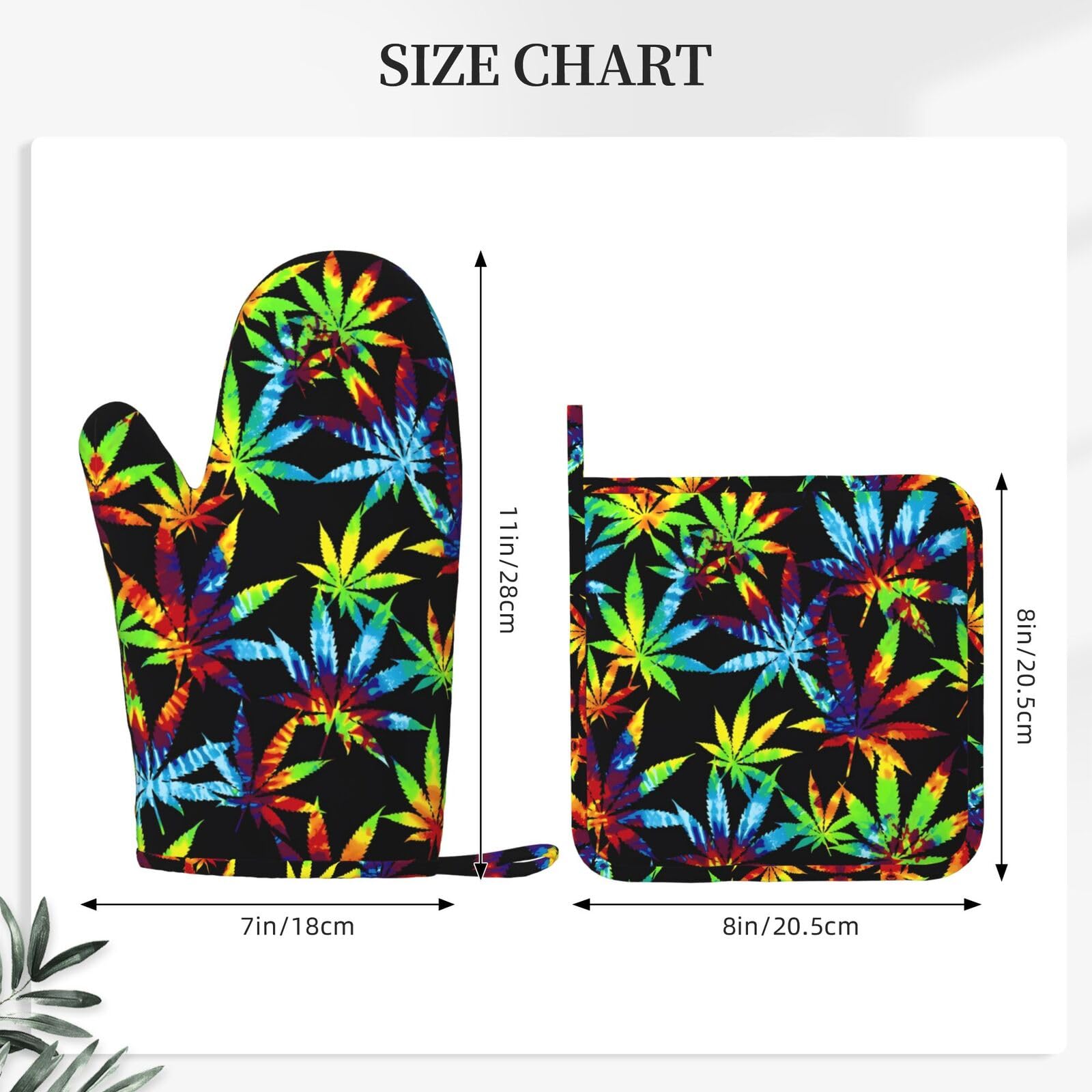 Juego de 4 guantes de cocina antideslizantes de silicona resistentes al calor, almohadillas calientes para cocinar, asar a la parrilla, hornear, microondas, chef, regalos, decoración