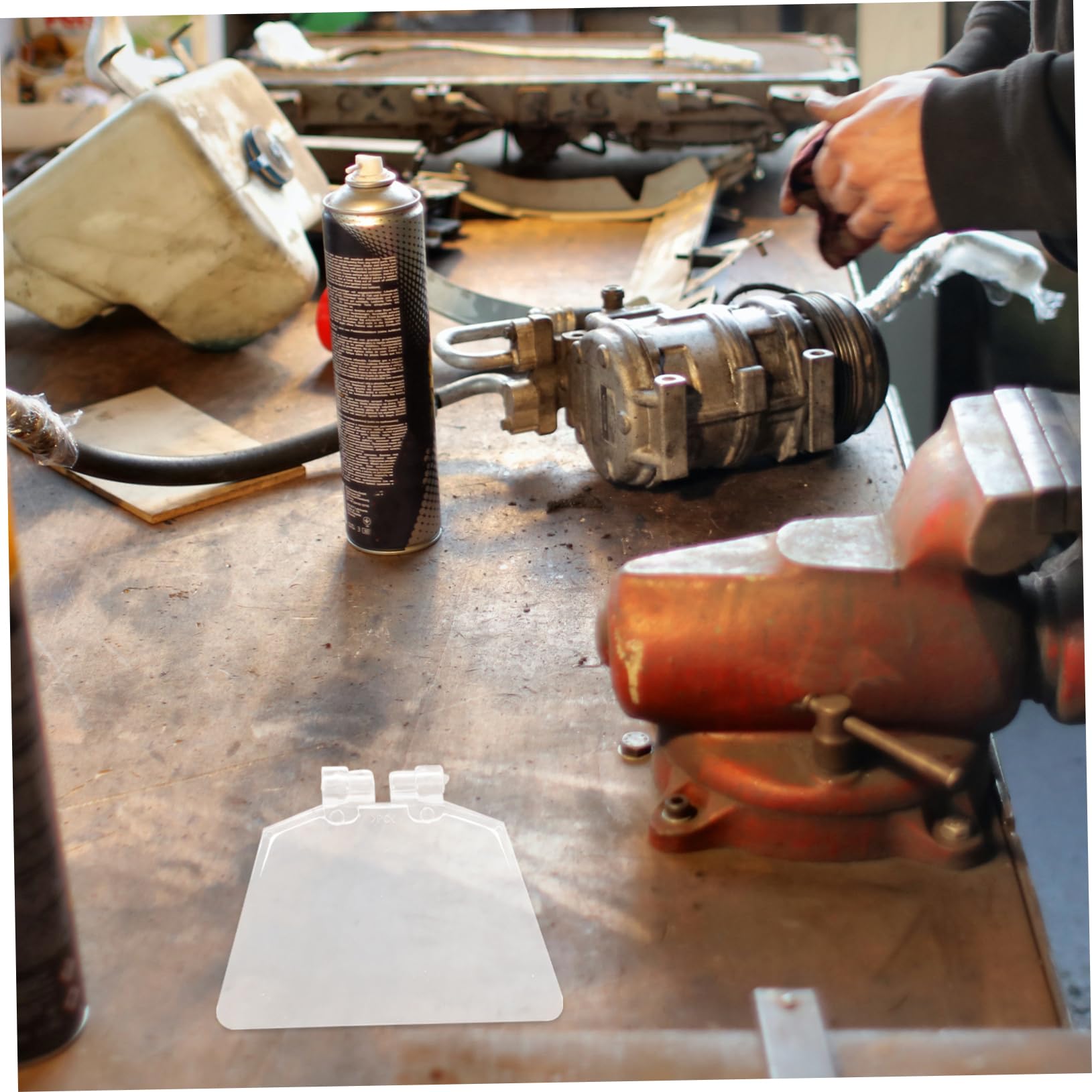 KONTONTY Grinder Guard Eye Mask Blindfold Bench Guard Shield Practical Bench Eyeshield Bench Guard Replacement Bench Guard Cover Bench Eye Protector Eyeshield for Bench Guard Device Plastic