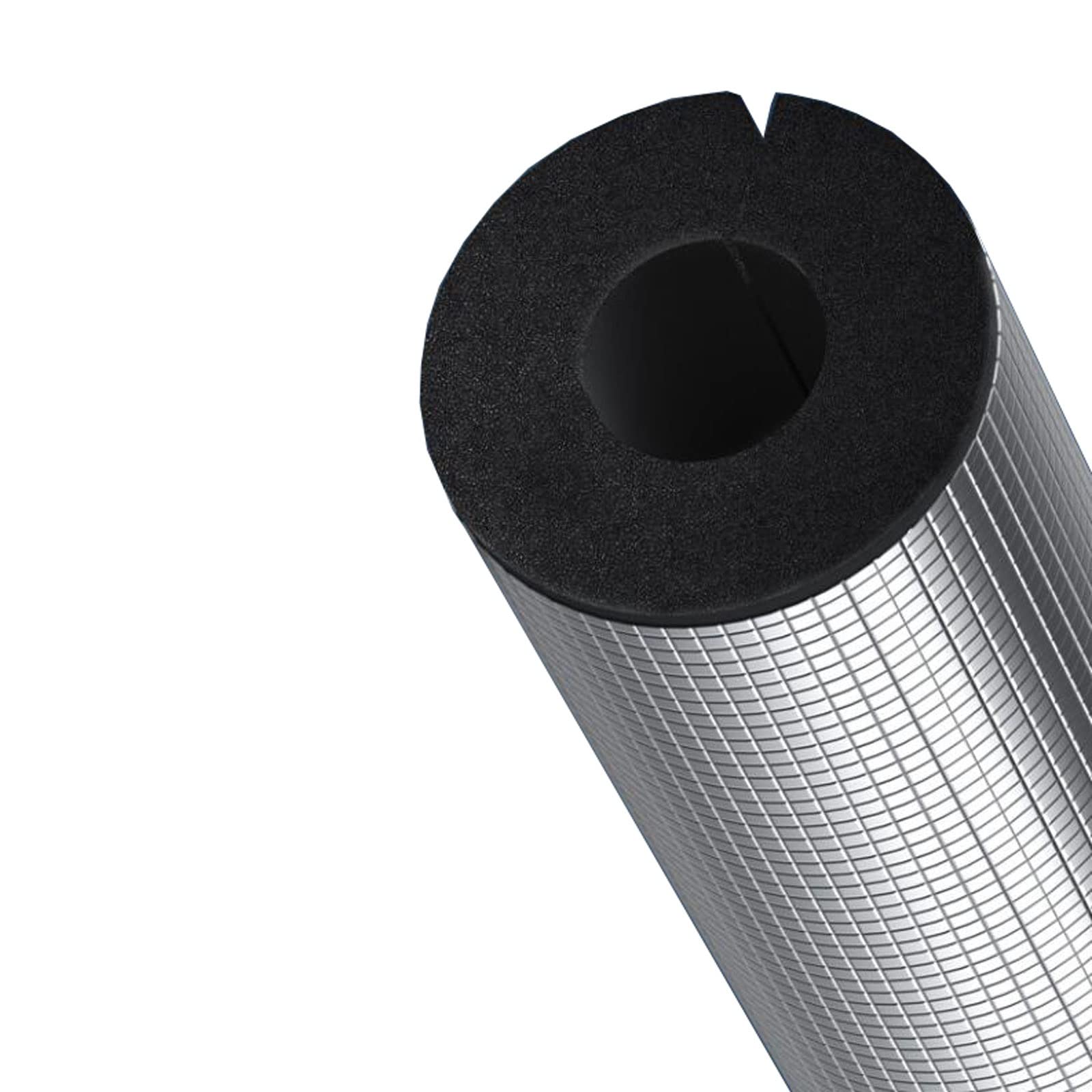 95cm Aluminiumfolie-Isolationsrohr Heizungsrohr Rohrisolierung Isolation Selbstdichtende Rohrisolierung für Möbel Und Industrie Und Elektronische Geräte, Dicke 50.0mm, ID 22.0-114.0mm(108.0mm/4.25")