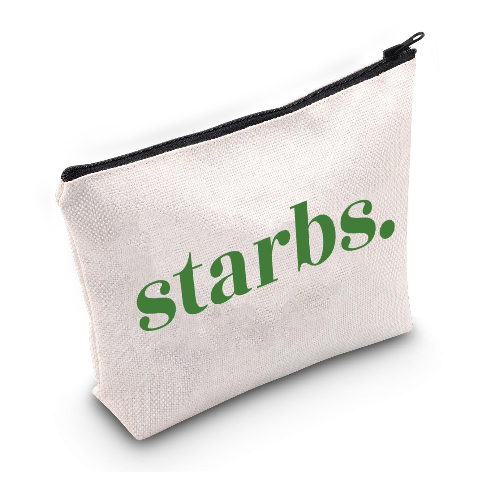 PWHAOO Coffee Lover Gift Starbs Makeup Bag Tea Lover Cosmetic Bag Co-ffee Themed Gift Co-ffee Life Bag (Starbs M)
