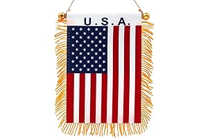 Anley 4 X 6 Inch American Car Flag