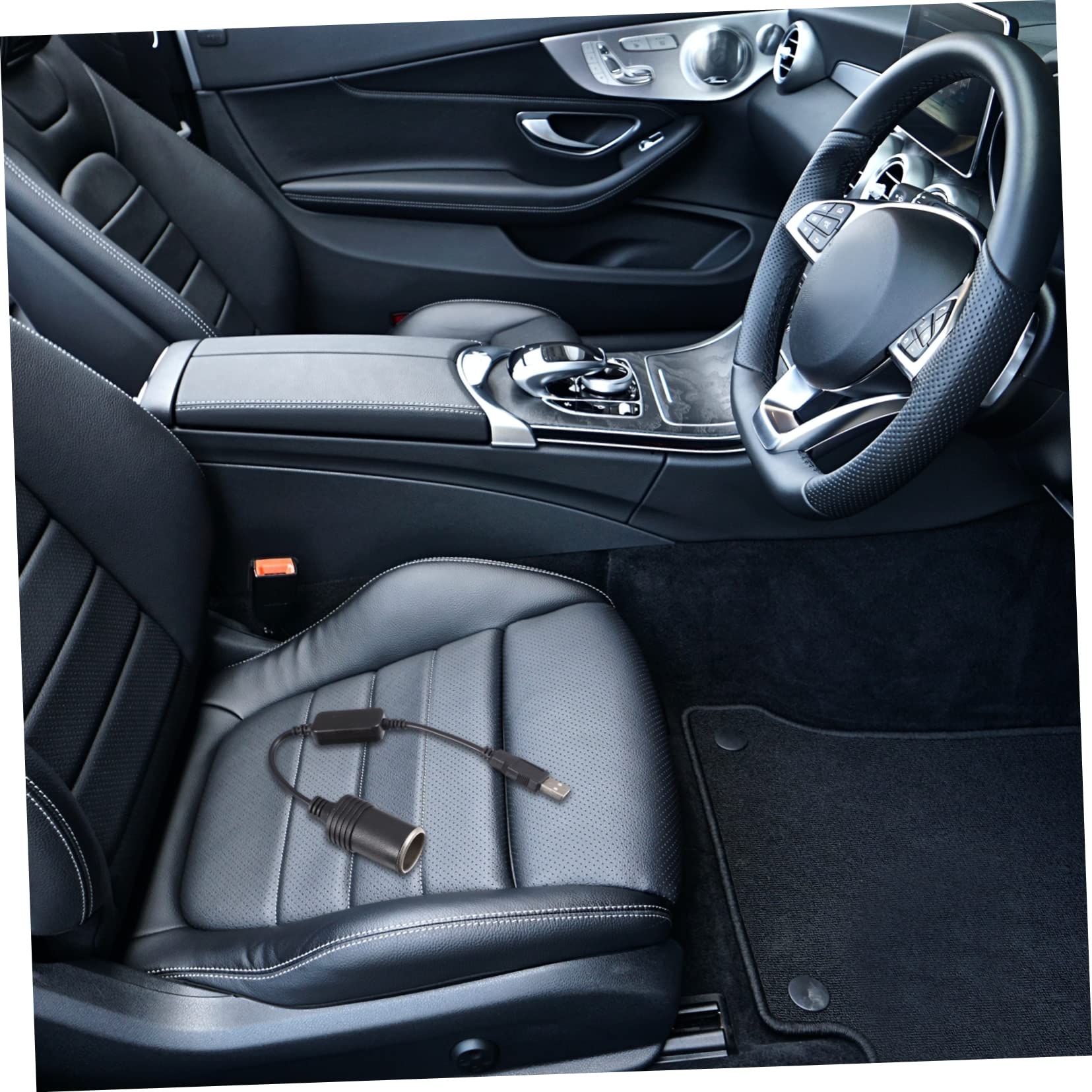 5pièces Adaptateur USB vers Prise Allume- pour Enregistreur De Conduite Chargeur Pratique pour Voiture avec Design Spécial Et Artisanat
