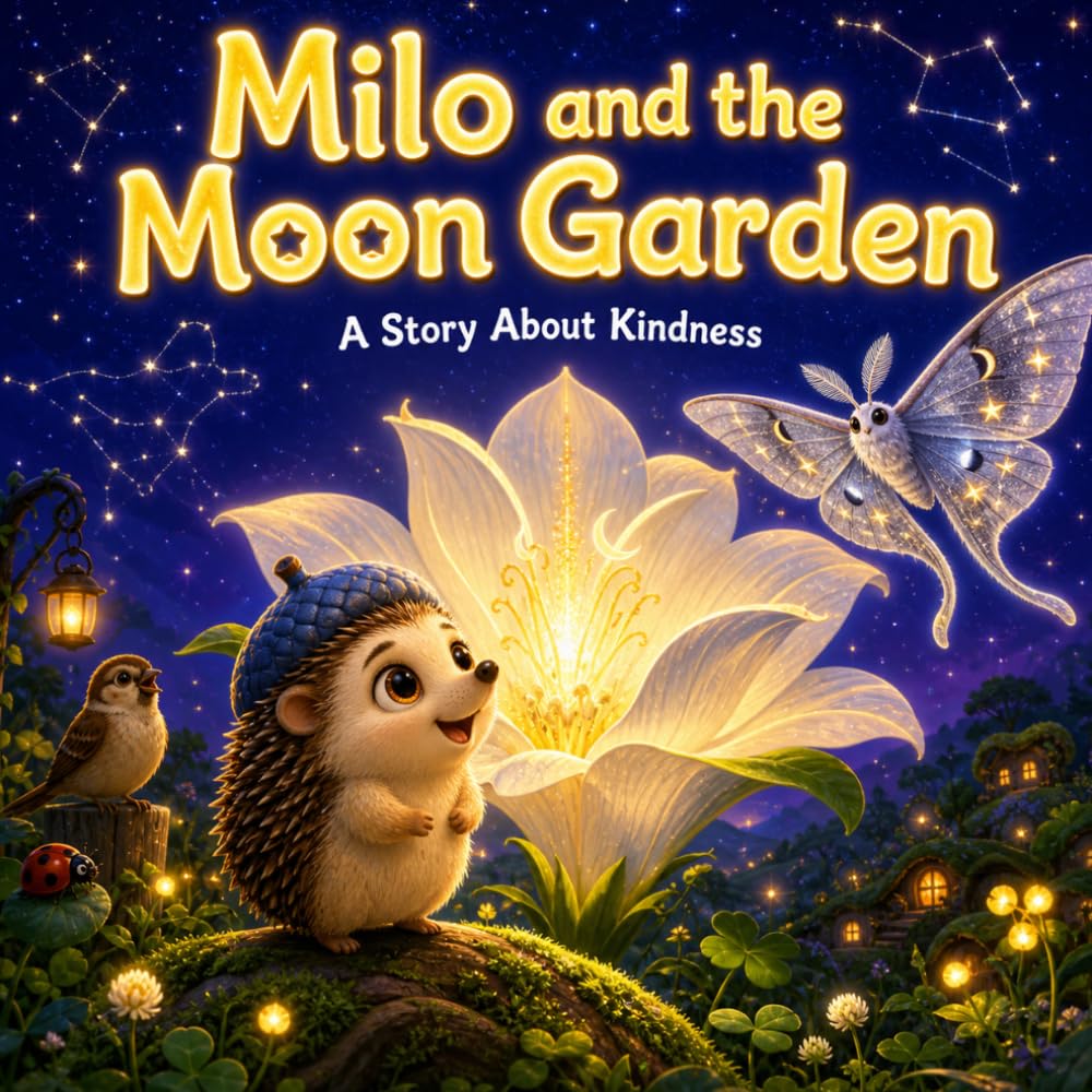 Kindness Story for Kids Ages 4–8: Milo and the Moon Garden Teaches Children the Power of Being Kind: Heartwarming Storybook for Kids & Toddlers | ... & Educational Animal Magic Story for Toddlers