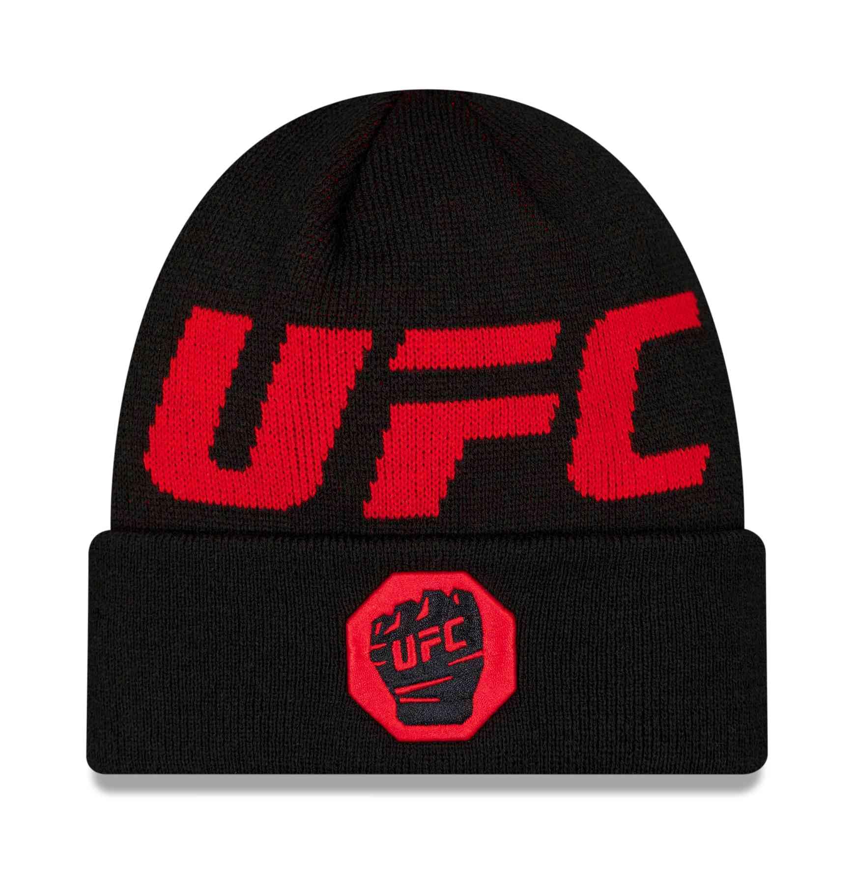New Era Unisex Black Winter Knit Beanie - Ufc Mma Core Cuff