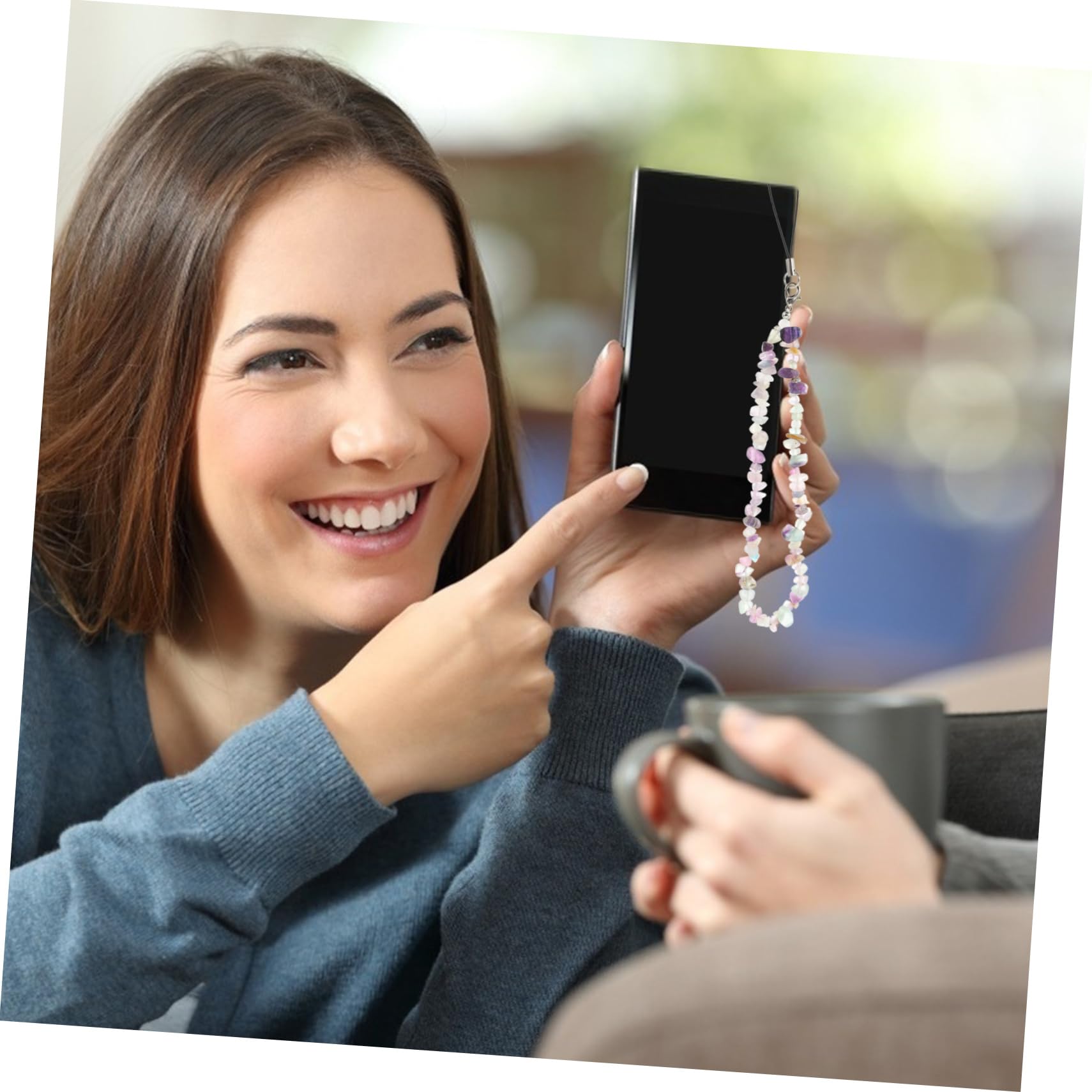 DOITOOL 10piezas Cadenas De Teléfono Decorativas Correa Antideslizante Para Móvil Lanyard Creativo y Delicado Accesorio Multifuncional Para Claves y Teléfonos
