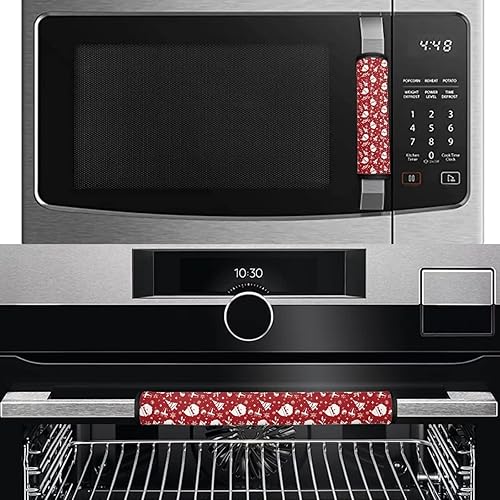 Miniatura 3 de KEIAHUAN Fundas antideslizantes para manijas de puerta de refrigerador, accesorios de cocina, protector antideslizante para nevera, microondas,