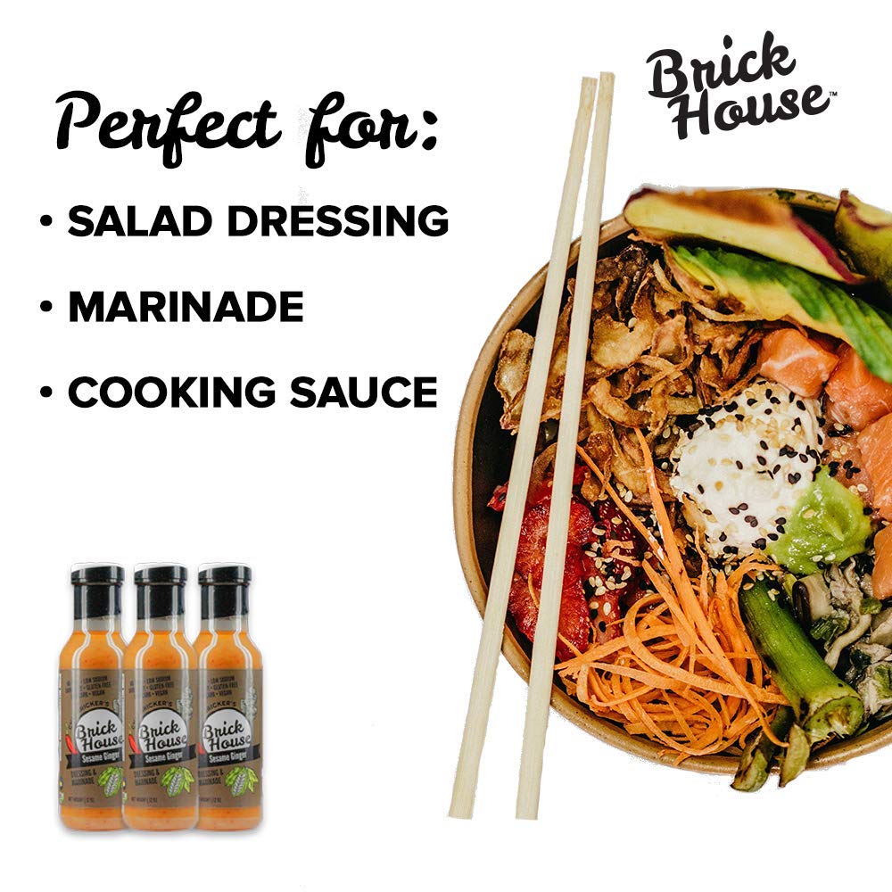 Buy SESAME GINGER SALAD DRESSING. Vegan salad dressing with Sesame Oil