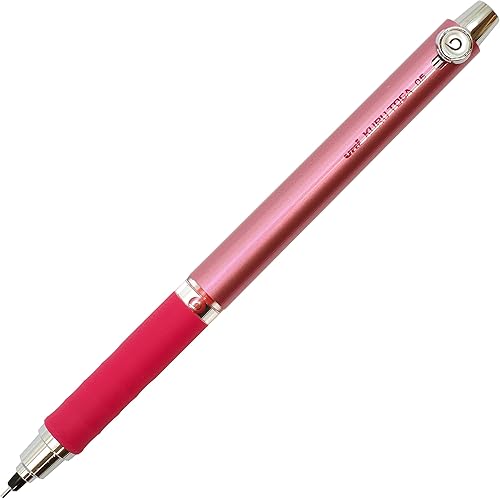 uni Lápiz mecánico Kuru Toga - Agarre de goma modelo de 0020in color rosa M56561P13
