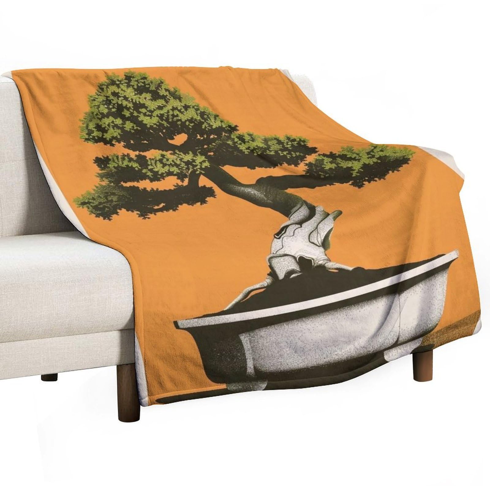 YHGSREUOH Okinawa's Eternal Pine 01 Flannel Blankets Fleece Soft Throw Lightweight Plush Gifts for Couch, Bed, Cozy Sofa Plush, Chair, Lovers 175x200cm(70x80in)