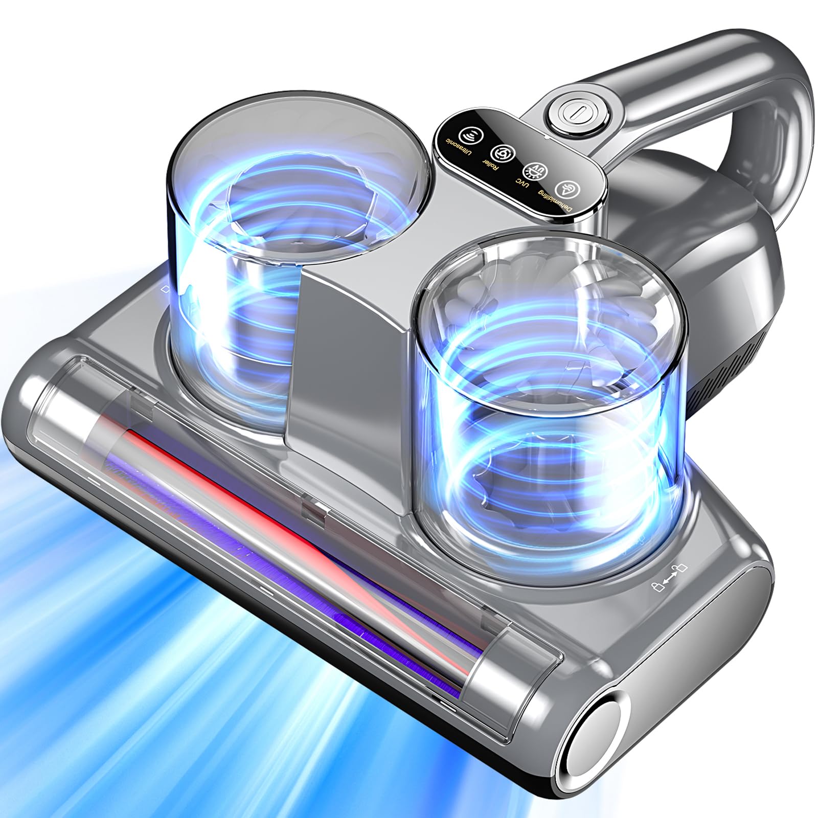 Powerful Bed Vacuum Cleaner 5 In 1 UV Mattress Vacuum with 16Kpa Suction and Hepa Filtration