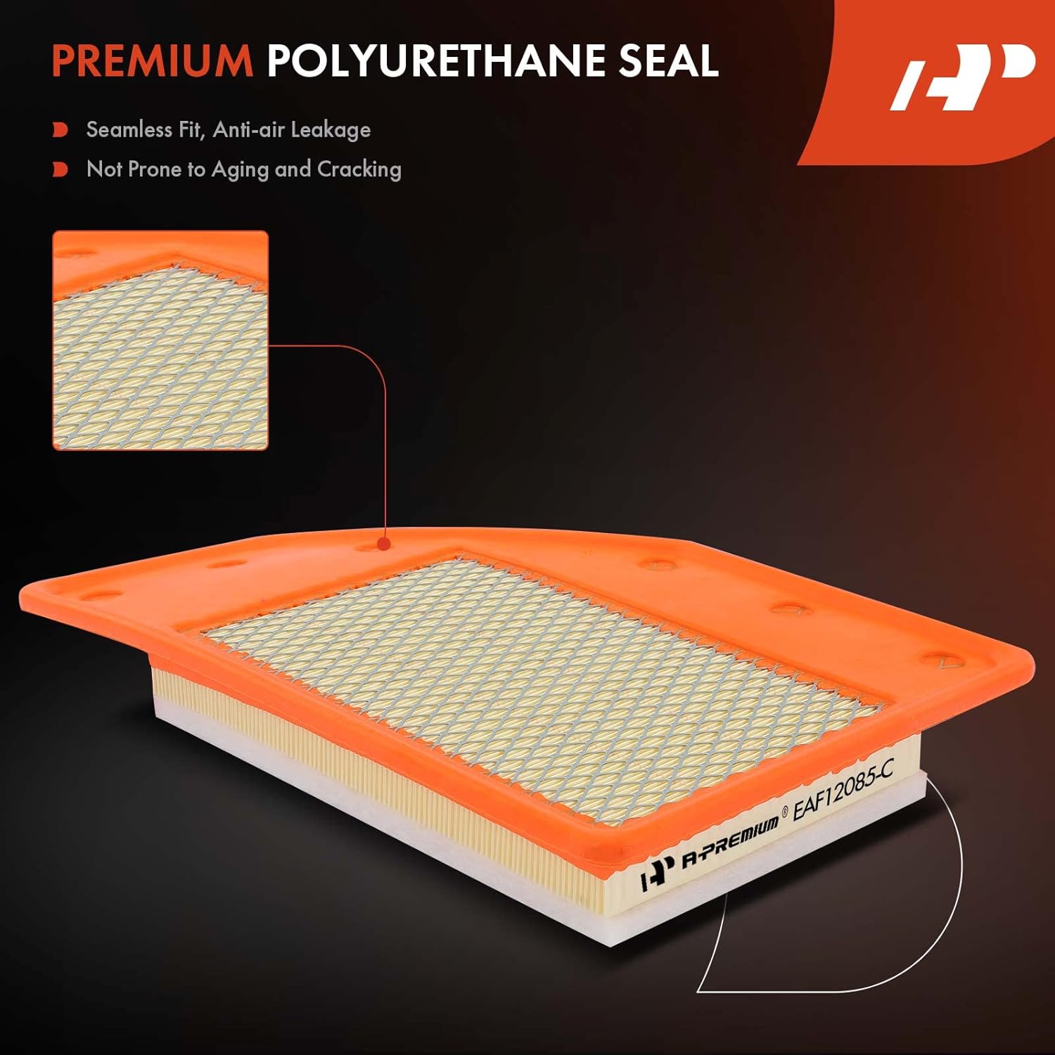 A-Premium 2-PC Front Engine Air Filter Compatible with Buick LaCrosse 2018-2019 & Chevrolet Malibu 2016-2022, 1.5L 1.8L 2.5L, Flexible Panel, Replace# 23430312