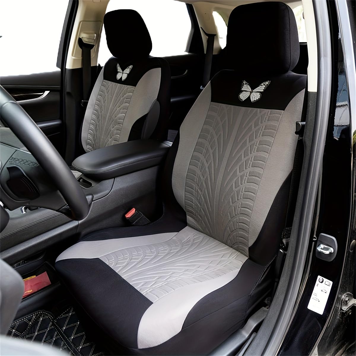 9pcs Housses de siège de Voiture,Convient pour Nissan Kicks,Protecteur de siège,2-Pink