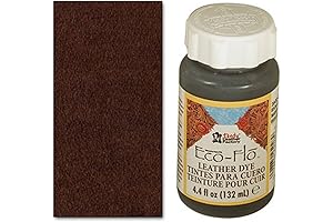 Tandy Leather Eco-Flo Leather Dye in Bison Brown: Enhance Your Leather with Rich Color