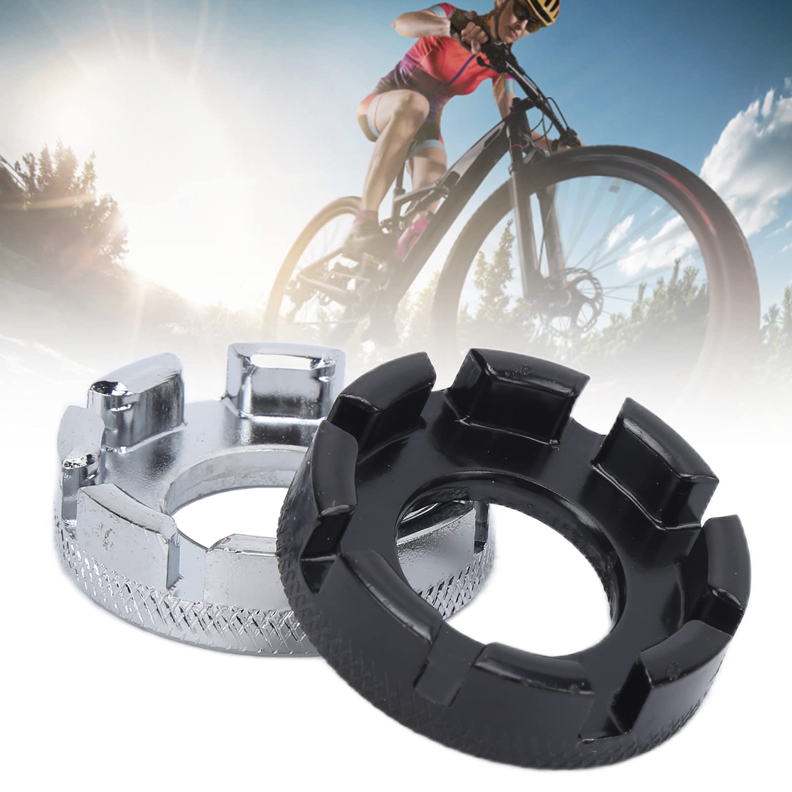 ACTIVLIFE for Spoke Spanner Wrench Tensioner Adjuster Tools 6 Sizes for Pit Bike Black.