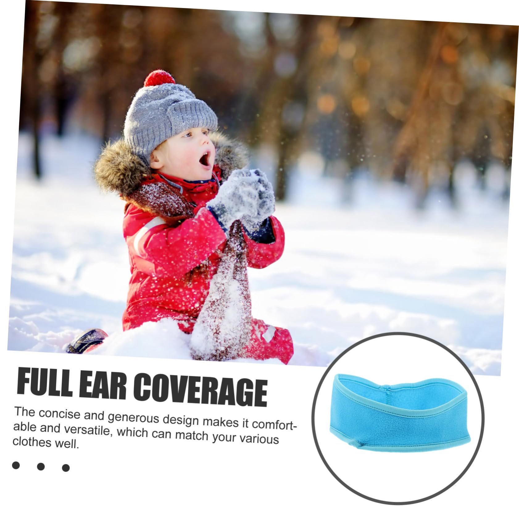 VANZACK 6 STK Outdoor-Ski-Stirnband Kinder Stirnband stirnbänder Kinder Stirnbänder für Kleinkinder Haarstyling-Accessoires Haarband Haargummi Warmhaltendes Stirnband Lauf-Stirnband Tab