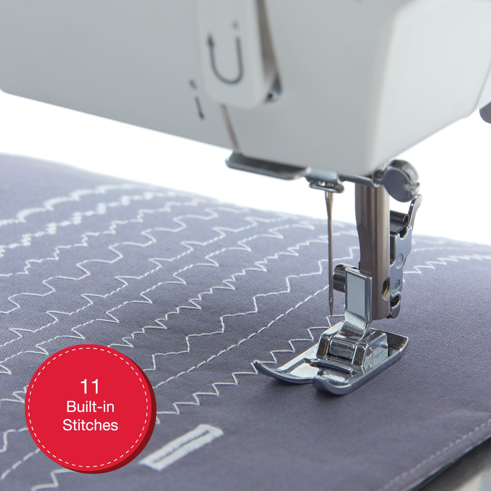 Singer Prisma Heavy Duty 4411 Macchina da Cucire, 11 Punti, Alta Velocità, Telaio in Metallo, Perfetta per Jeans e Tessuti Spessi