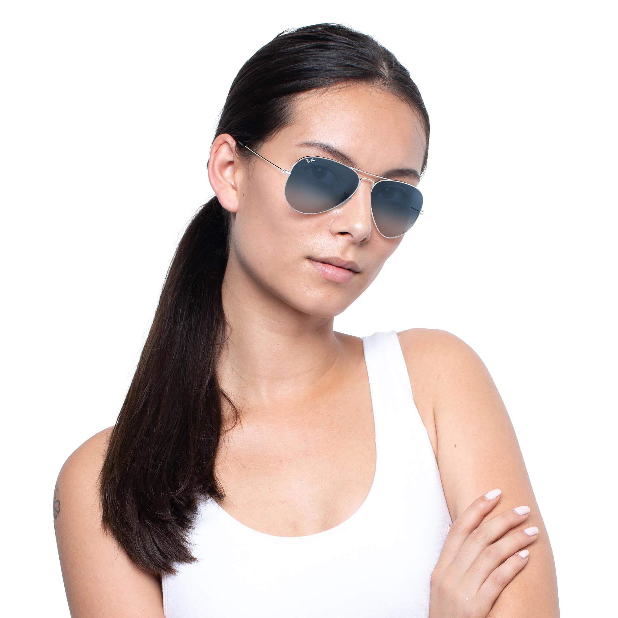 Ray-Ban Unisex RB3025 Aviator Sunglasses 58mm