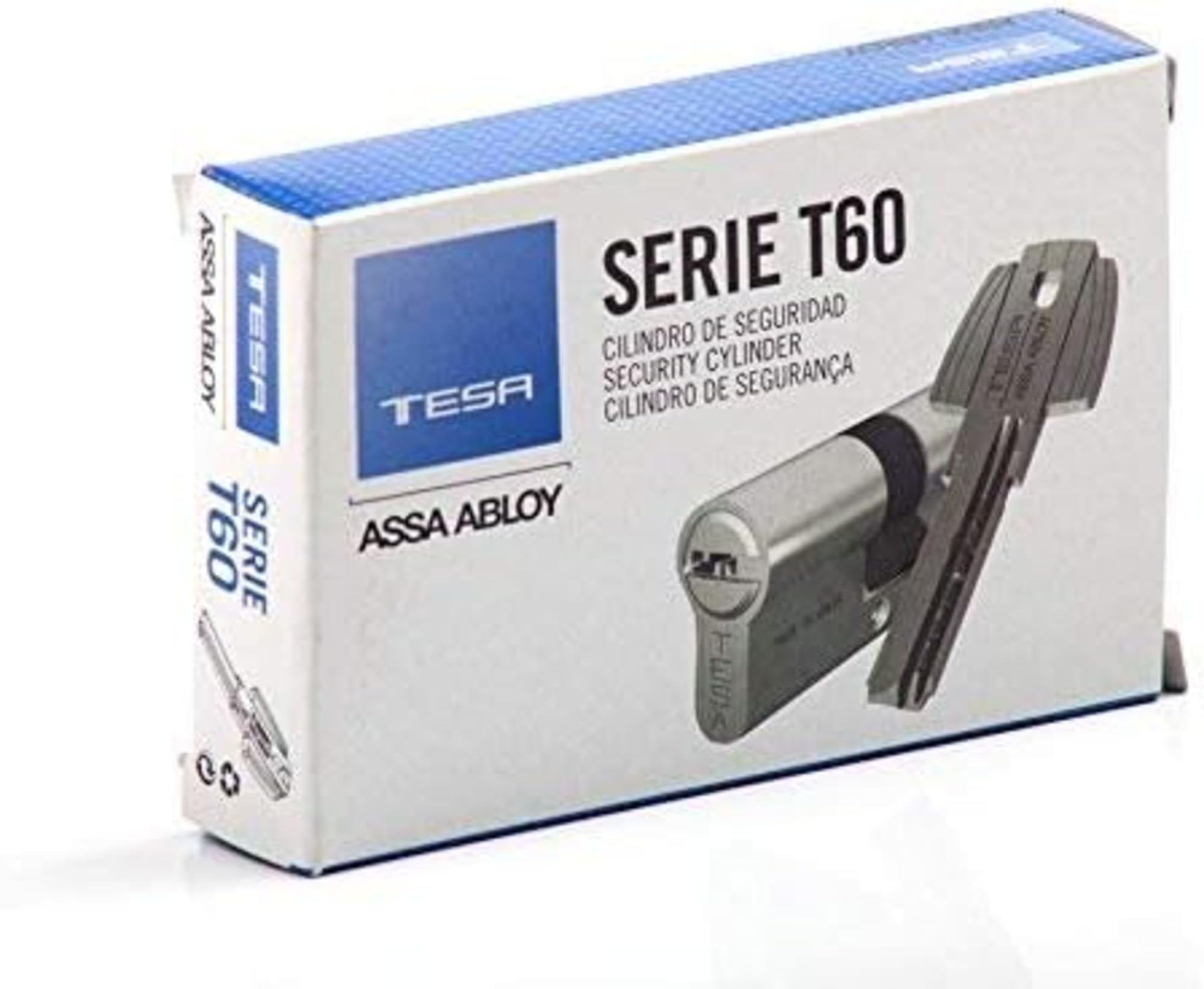 Cylindre de serrure Tesa T6553030n cylindre surete cle reversible t60