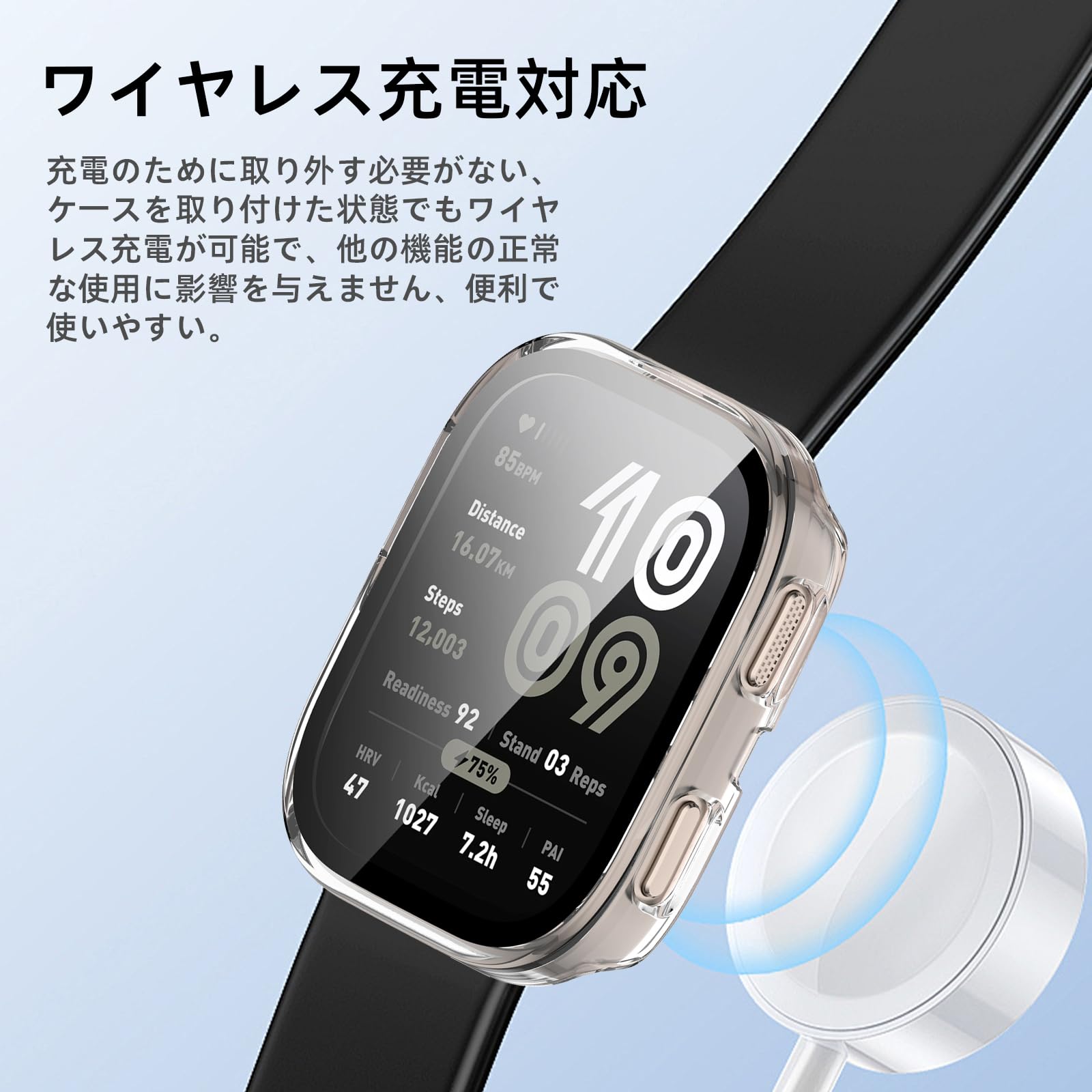Amaz bip 保護ケース Amazfit スマートウォッチ 保護ケース Bip 5 Unity / Active