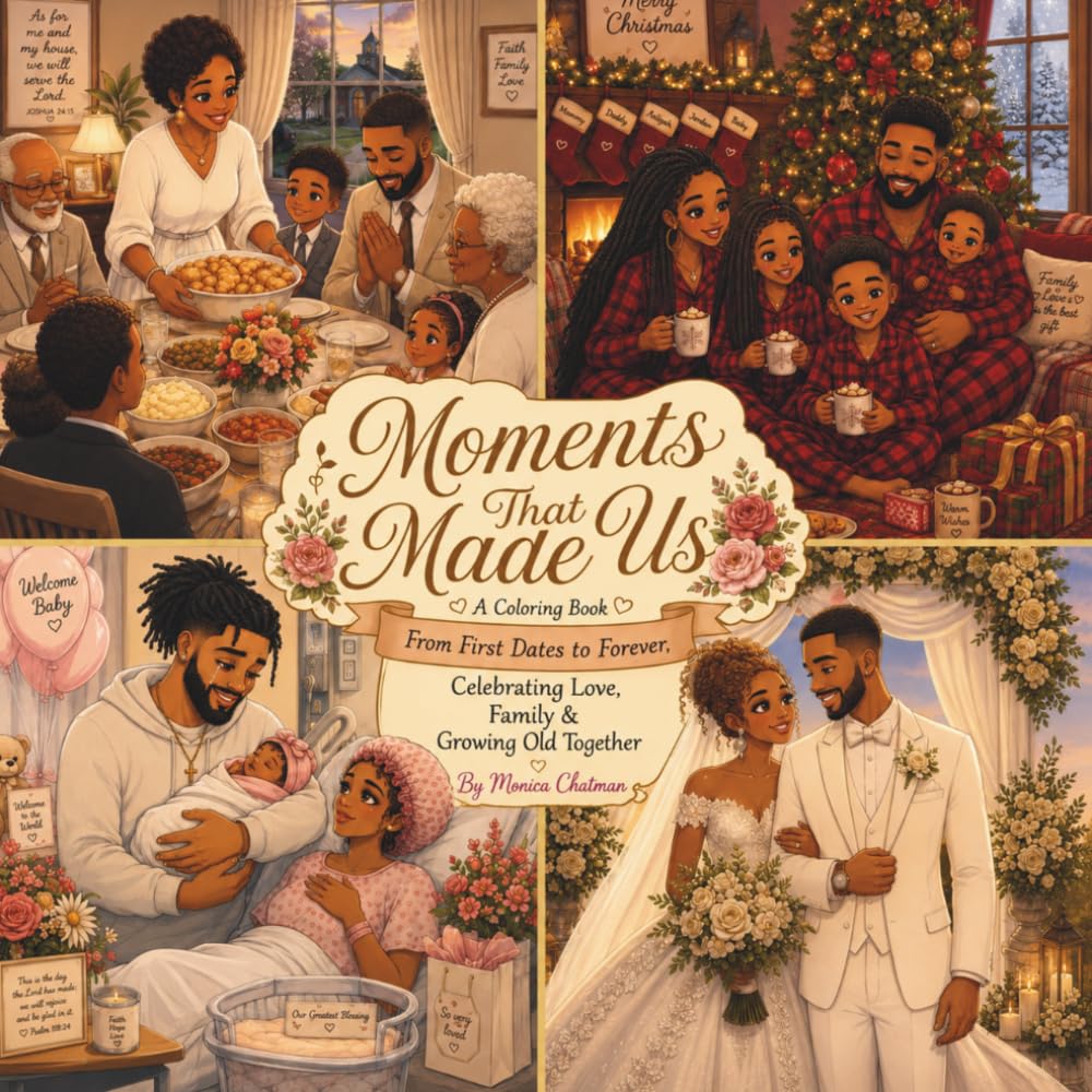 Moments That Made Us: A Coloring Journey From First Dates to Forever, Celebrating Love, Family & Growing Old Together