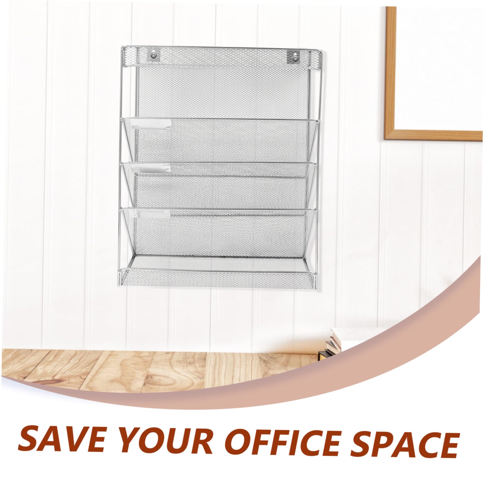 ARTIBETTER Wand-dokumentenhalter Aus Metall Hängeregistratur-organizer Wandablage Mehrschichtiger Ordnerhalter Papiere Für Büro Und Dokumentenmanagement