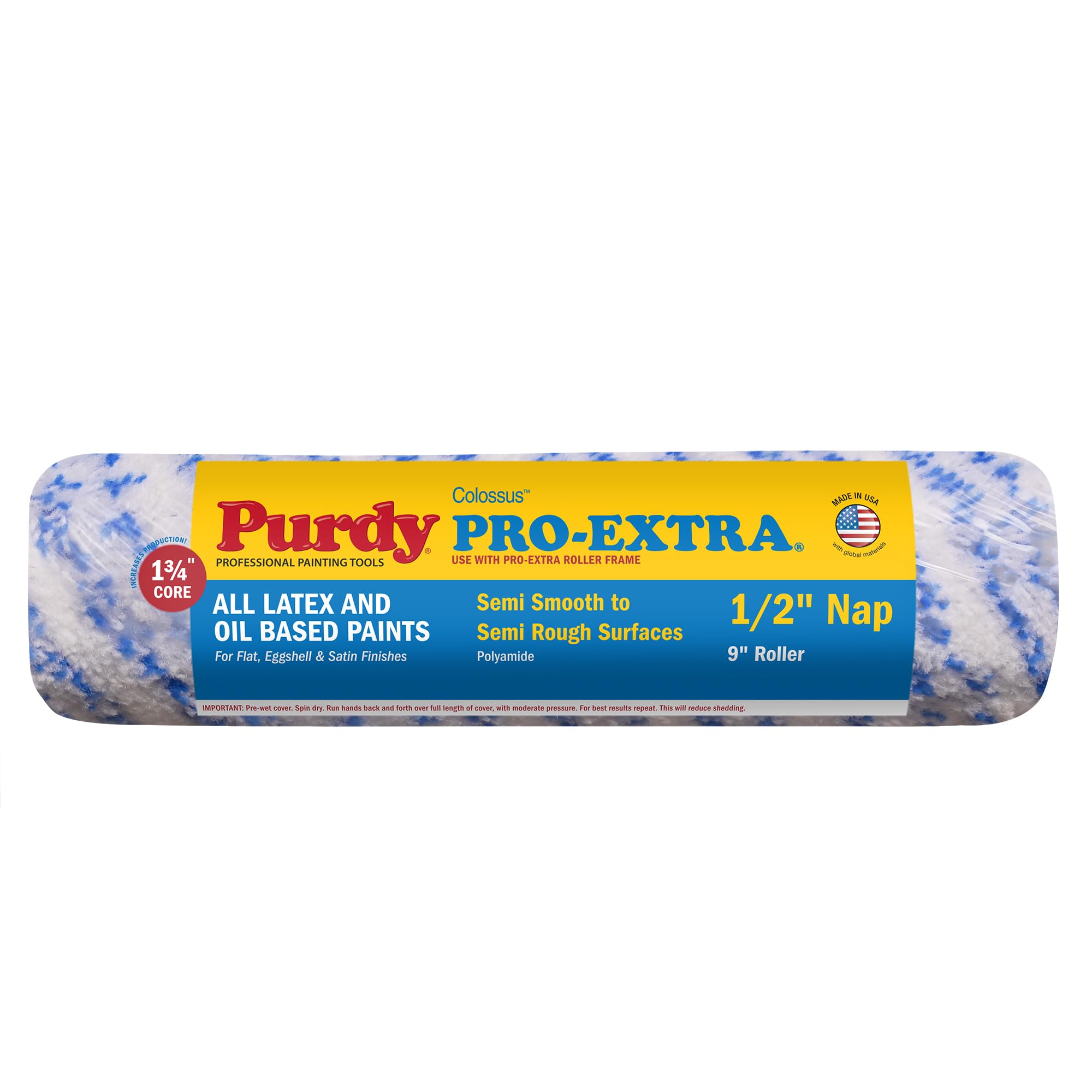 Purdy 140665093 Pro-Extra Colossus Roller, 22,9 cm X 1/5,1 cm Nap