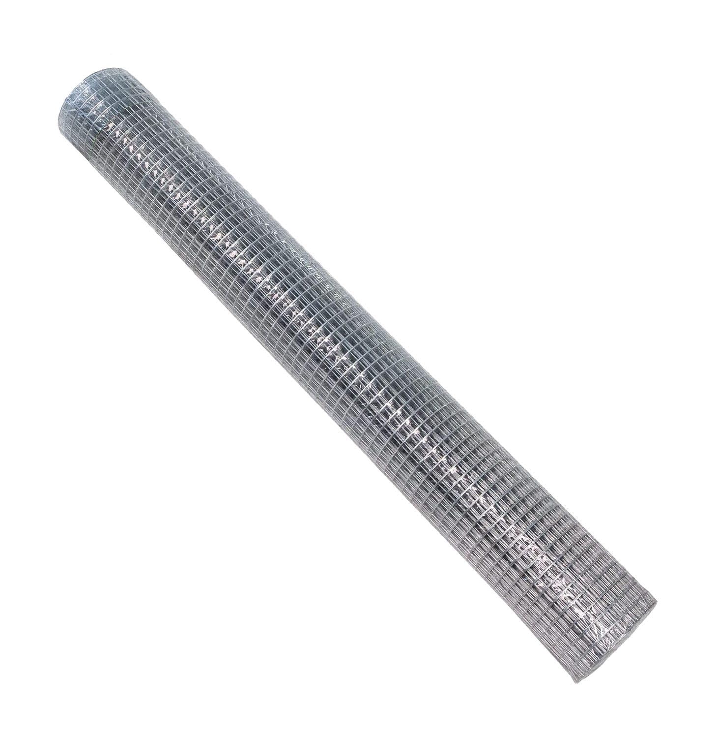 Malla Metalica Galvanizada Protectora | Valla Rejilla Jardin Exterior Gallinero Resistente con Alambre Galvanizado Electrosoldada Agujeros | Tela Conejera Fácil Instalación [6mm - Rollito 5m]