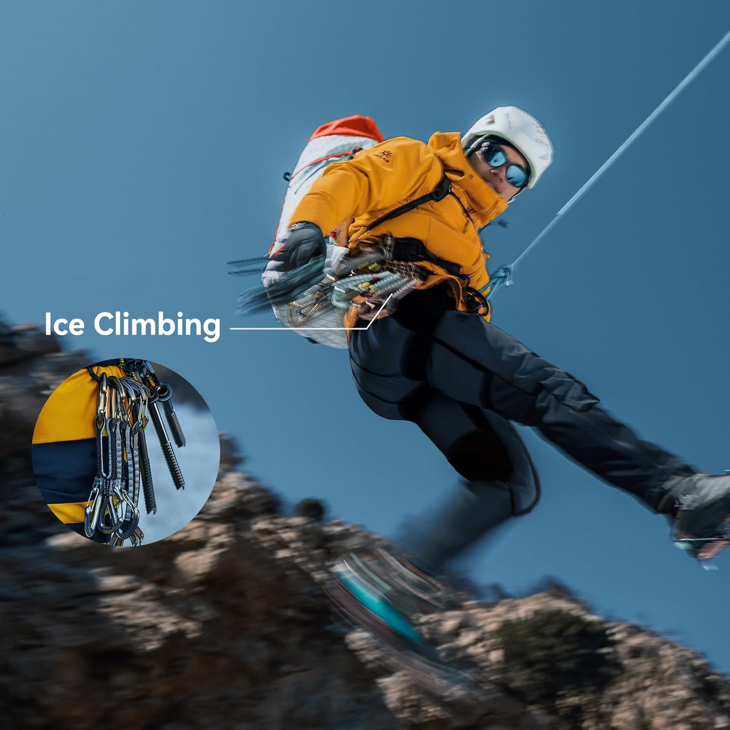 KAILAS Rock Climbing Quickdraw Set Carabiner Pack Accessories 22kN Gear Heavy Duty UIAA CE Certified